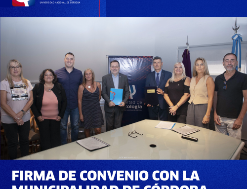 Firma de convenio con la Municipalidad de Córdoba