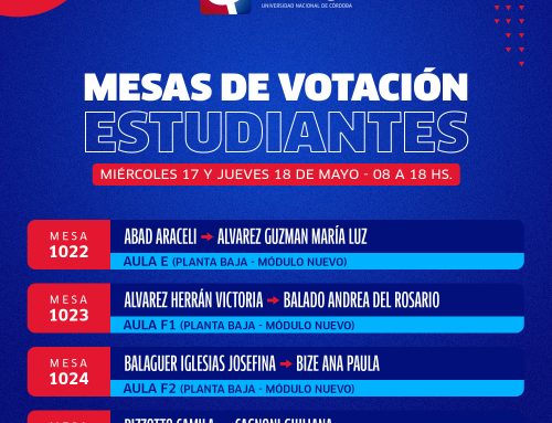 MESAS ELECCIONES 2023 | Estudiantes