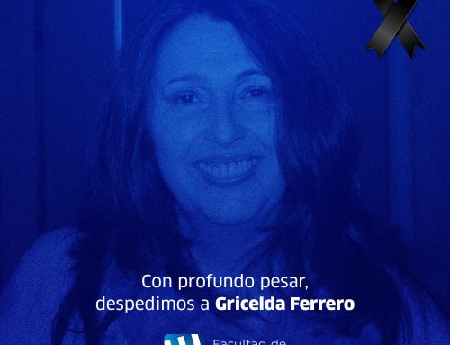 Condolencias por el fallecimiento de la profesora Lic. Dina Gricelda Ferrero