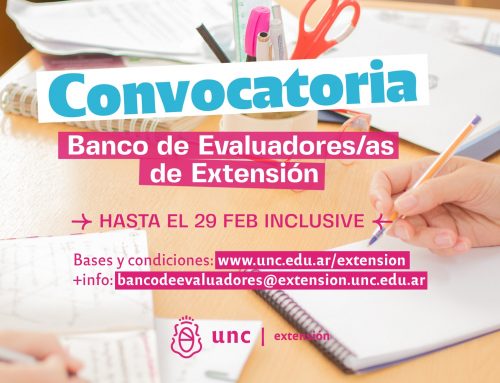 CONVOCATORIA  | Banco de Evaluadores/as de Extensión UNC