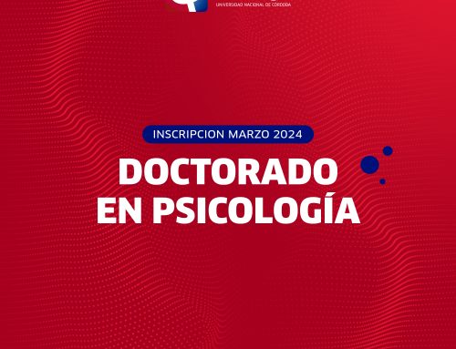 INSCRIPCIÓN 2024 | Doctorado en Psicología