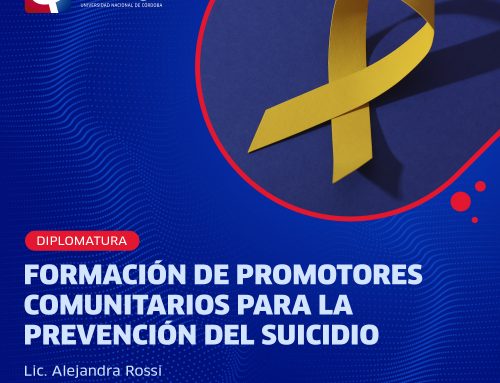 DIPLOMATURA UNIVERSITARIA 2024 | Formación de promotores comunitarios para la Prevencion del Suicidio