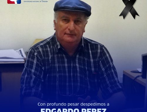 Condolencias por el fallecimiento de Edgardo Pérez